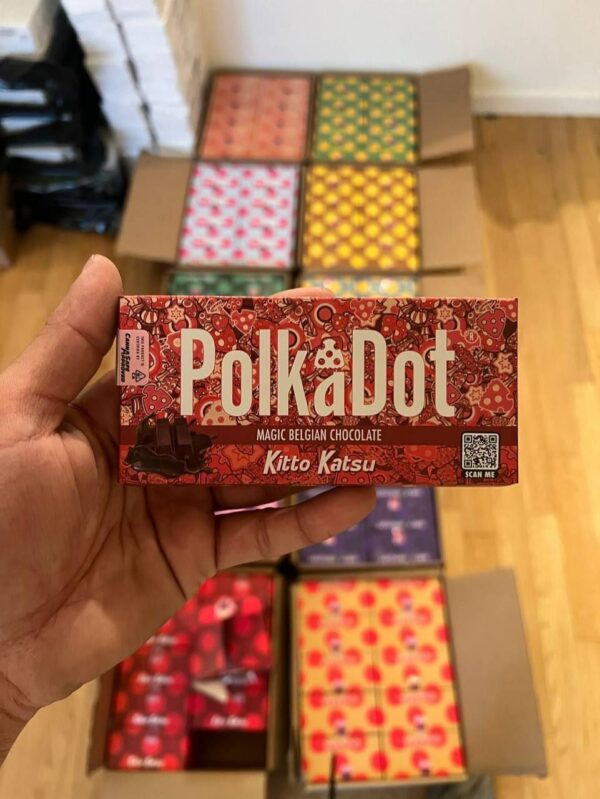 Buy Polka dot mushroom chocolate bars